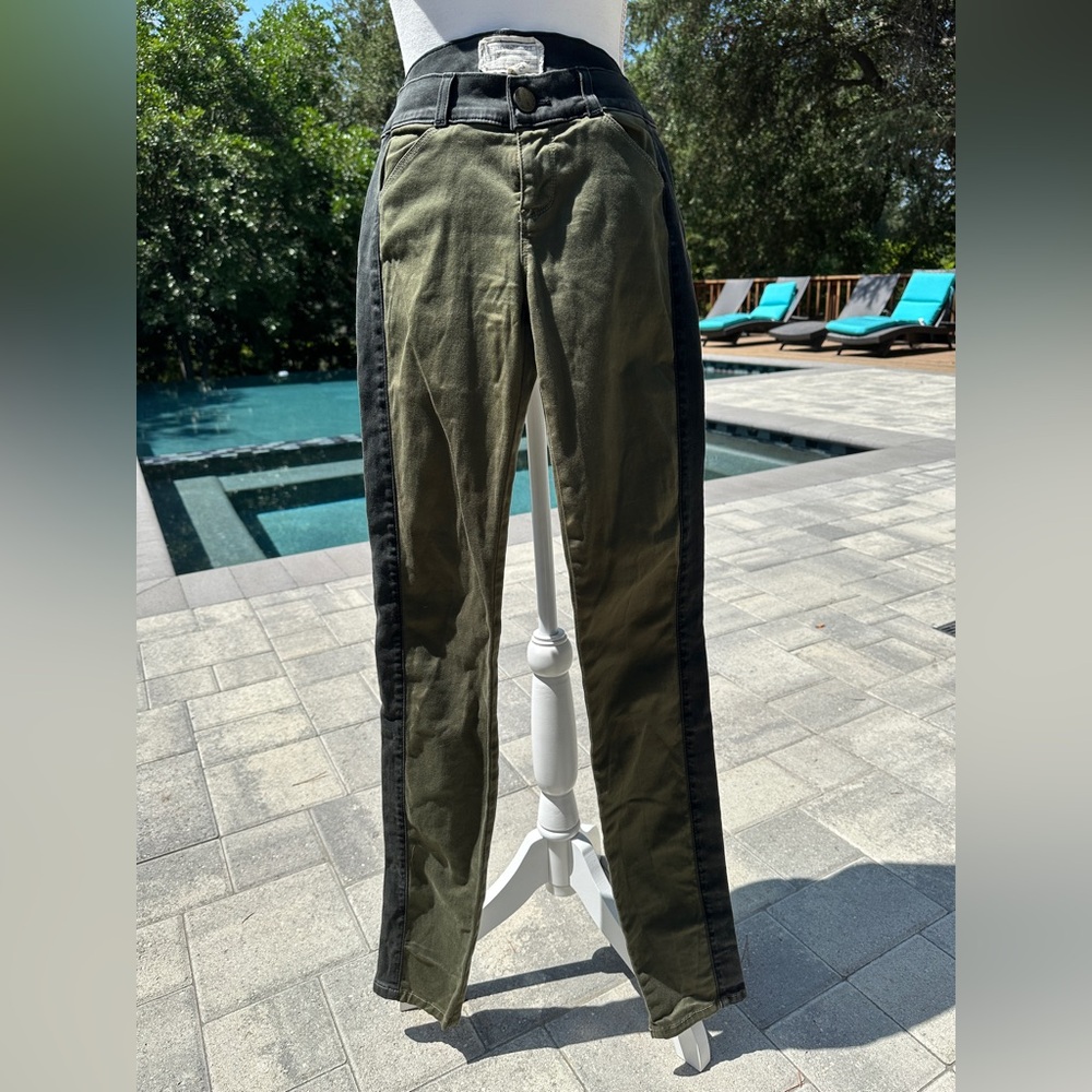 Current/Elliott Olive and Black Pants